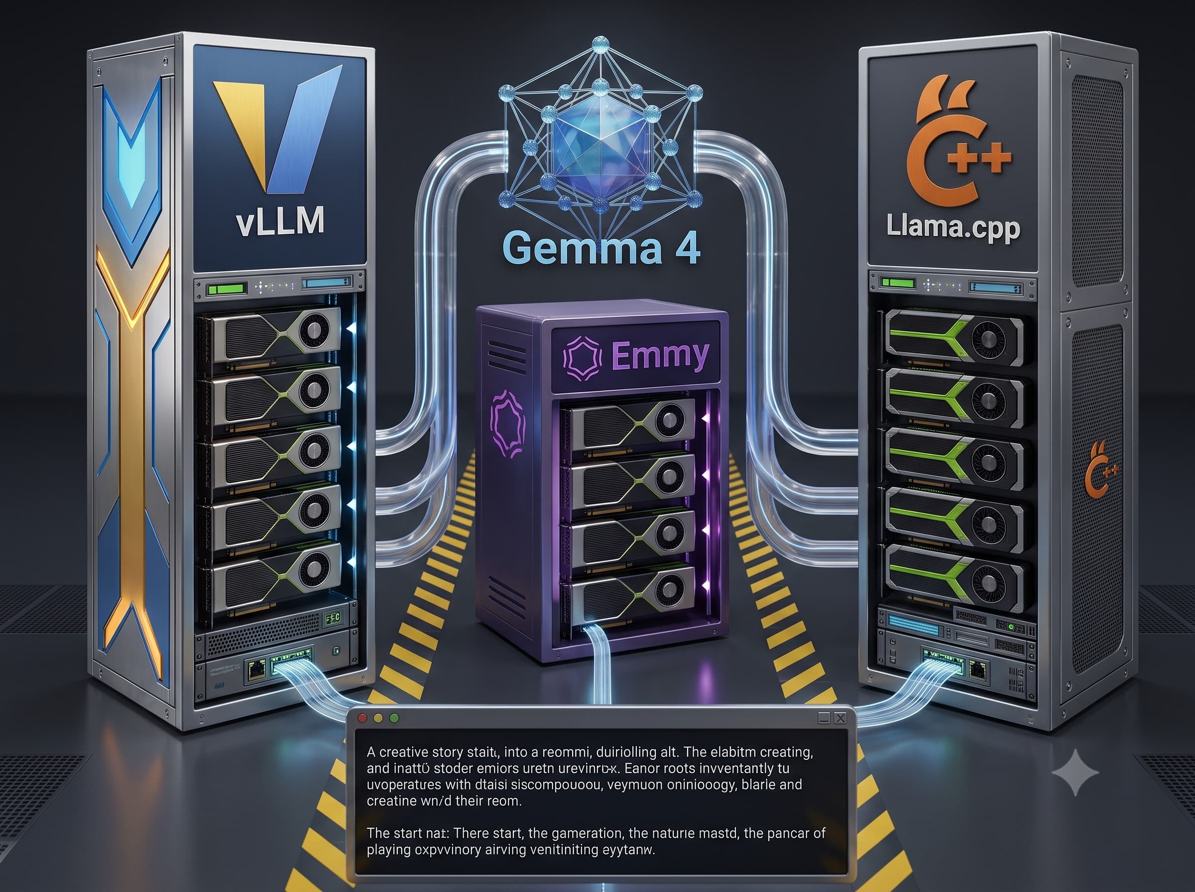 Featured image for Outperforming vLLM and Llama.cpp on Gemma4-12B